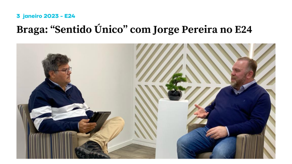 Braga: “Sentido Único” com Jorge Pereira no E24